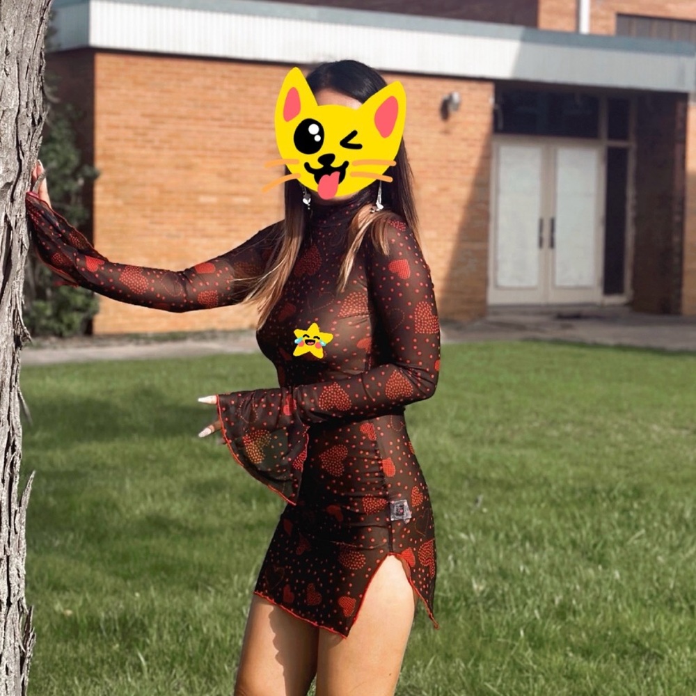 See through dress